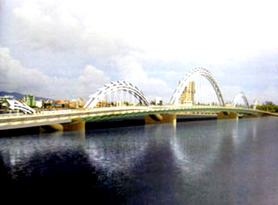 đà nẵng: gần 1.500 tỷ đồng xây cầu rồng qua sông hàn