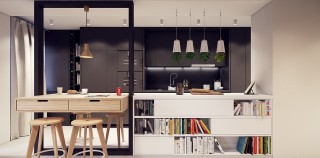 Nội thất sáng tạo và tươi sáng lấy cảm hứng từ xu hướng thiết kế những năm 60