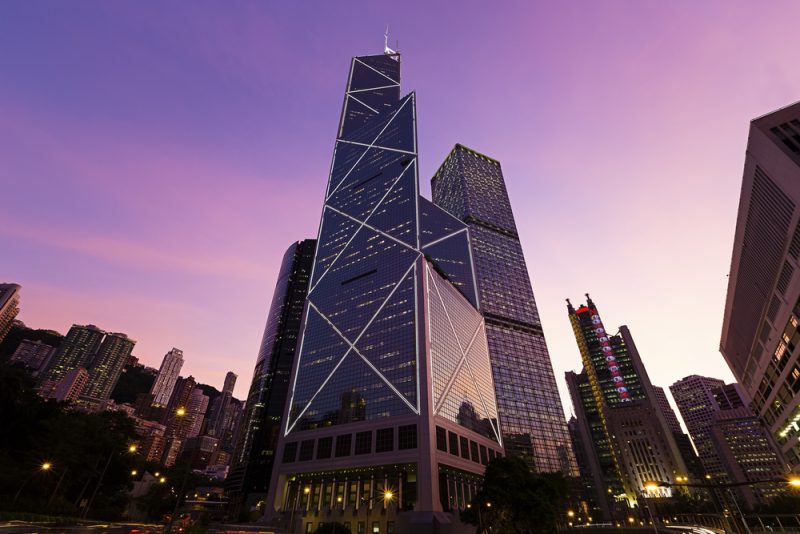 tòa cao ốc tại Hồng Kông