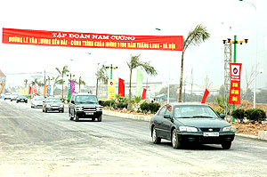 Hà Nội: Thông xe kỹ thuật giai đoạn I đường Lê Văn Lương kéo dài