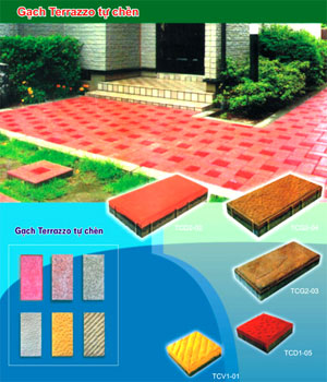 Gạch lát không nung Terrazzo