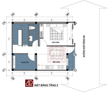 Mặt bằng tầng 2