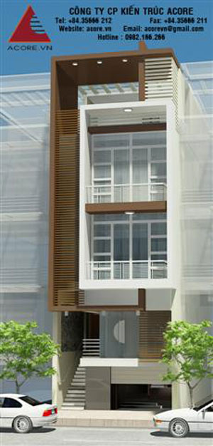 Phối cảnh tổng thể ngôi nhà