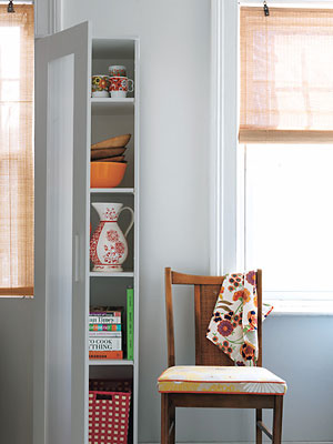 Tủ tường là giải pháp tiết kiệm không gian tương đối hiệu quả.