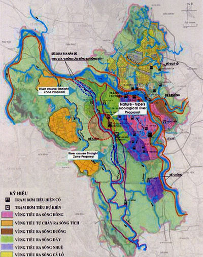 Ban do quy hoach ha noi - nam 2009 - bao cao nghien cuu kha thi lan 3