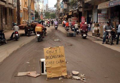 cuối năm, các công trình thi công ẩu, bẫy người dân