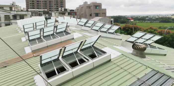 các loại cửa sổ trời nhà công nghiệp 