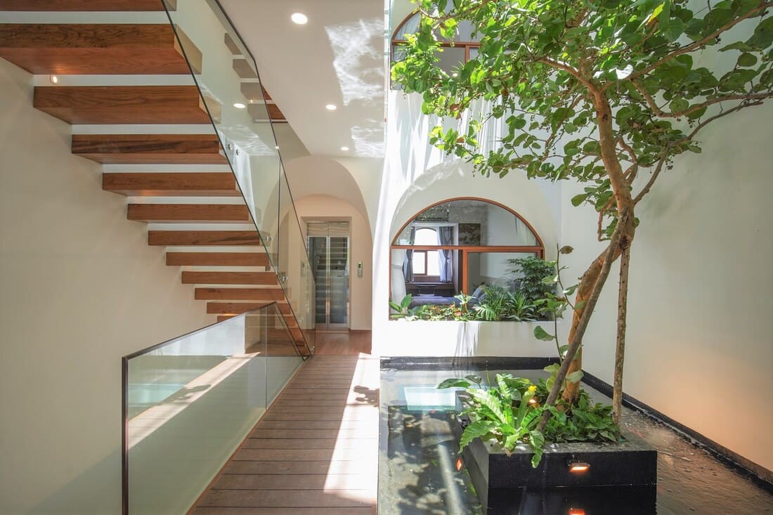 giếng trời trong nhà