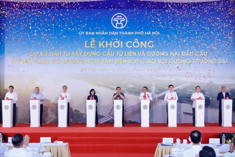 hà nội khởi công xây dựng cầu Tứ Liên
