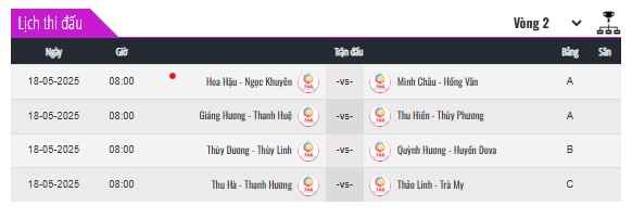 bốc thăm Pickleball KTXD 9497