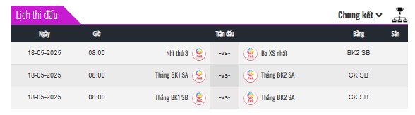 bốc thăm Pickleball KTXD 9497