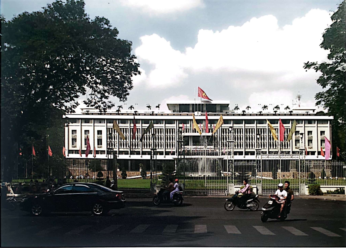 dinh độc lập do kiến trúc sư Ngô Viết Thụ thiết kế