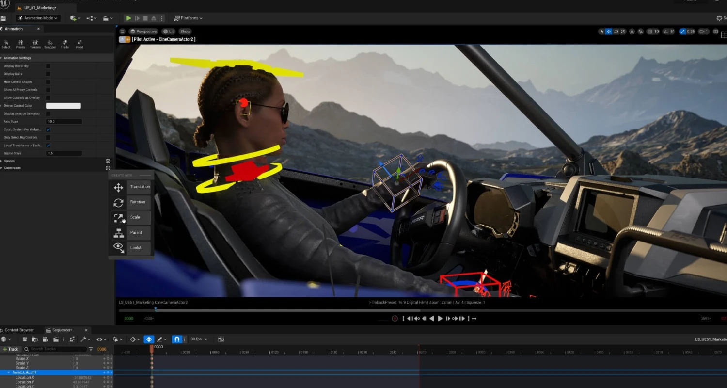 phần mềm dựng phối cảnh 3d Unreal Engine