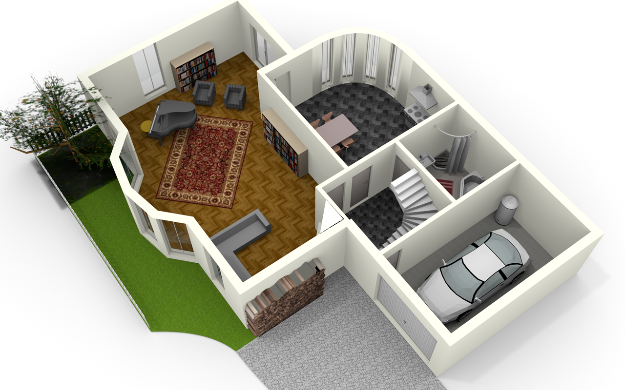 Floorplanner  - phần mềm thiết kế nội thất 3D
