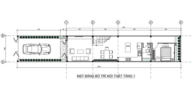 cách đọc bản vẽ giếng trời