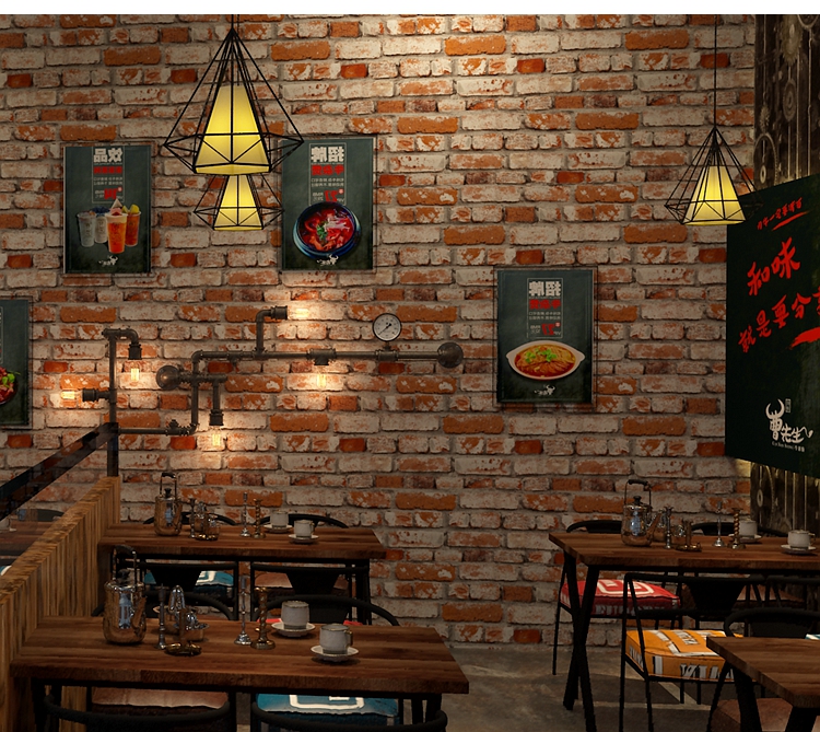 giấy dán tường quán cafe