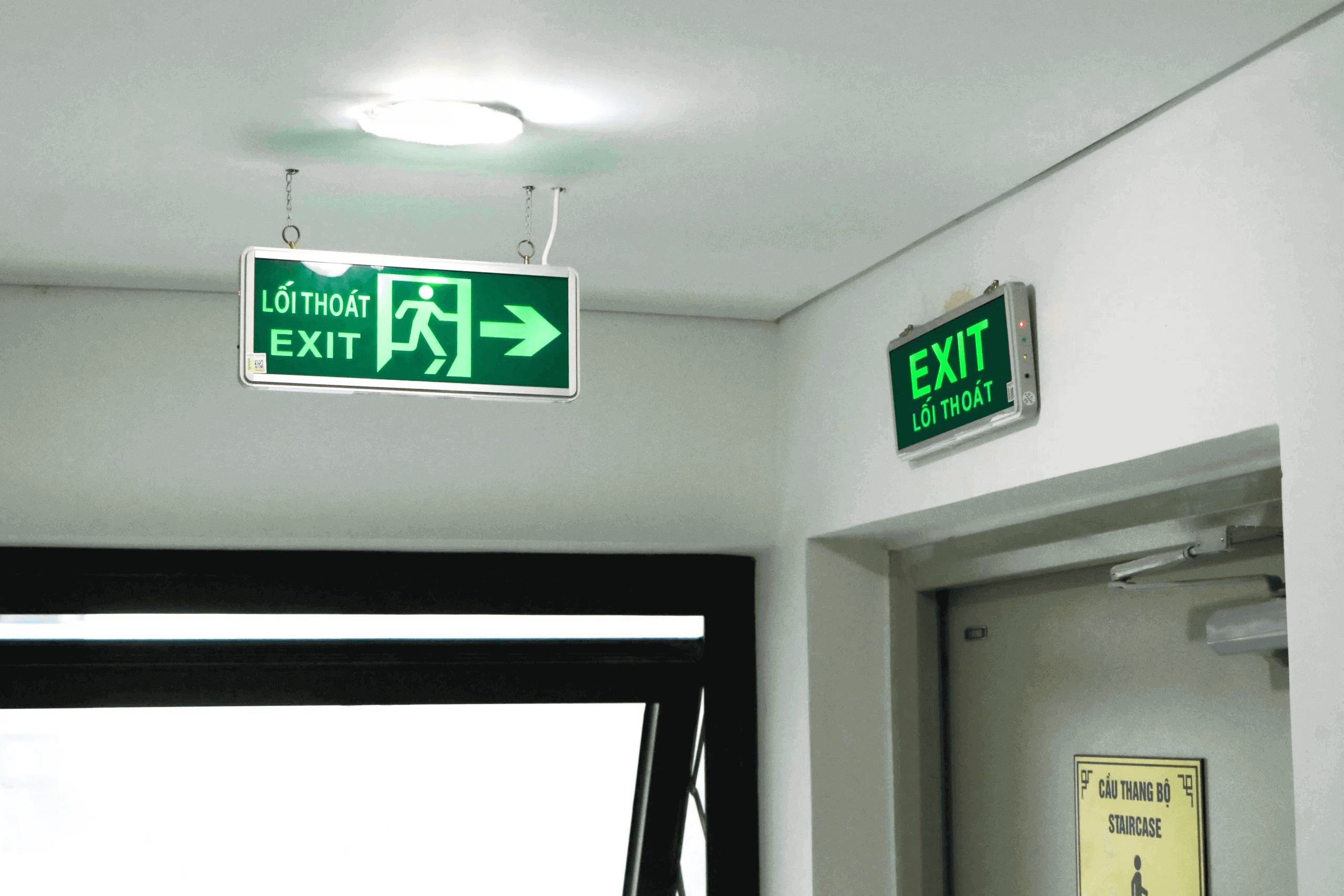 phân loại lối thoát nạn