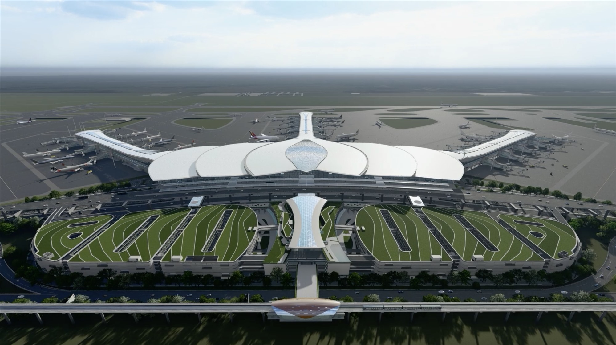 hình ảnh thiết kế Sân bay Long Thành 