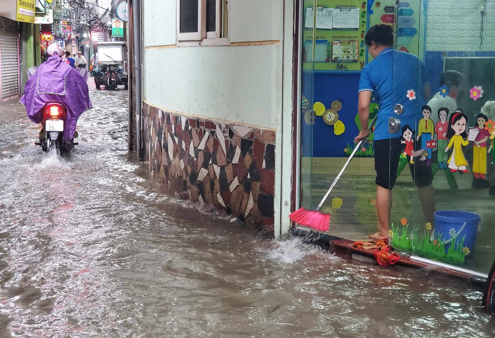 hậu quả khi nước vào nhà