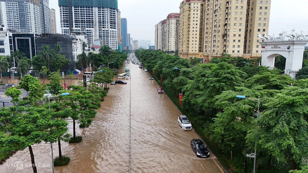 Vì sao Hà Nội dễ bị ngập 