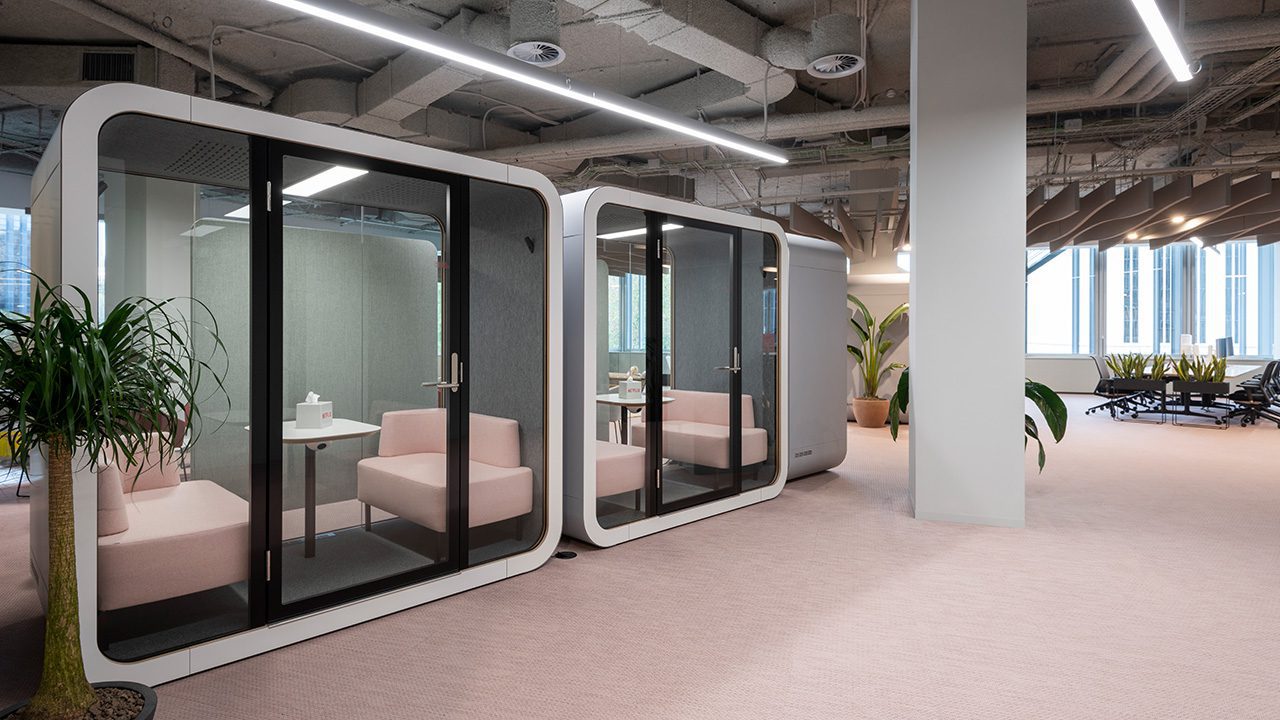 kích thước tiêu chuẩn office pod