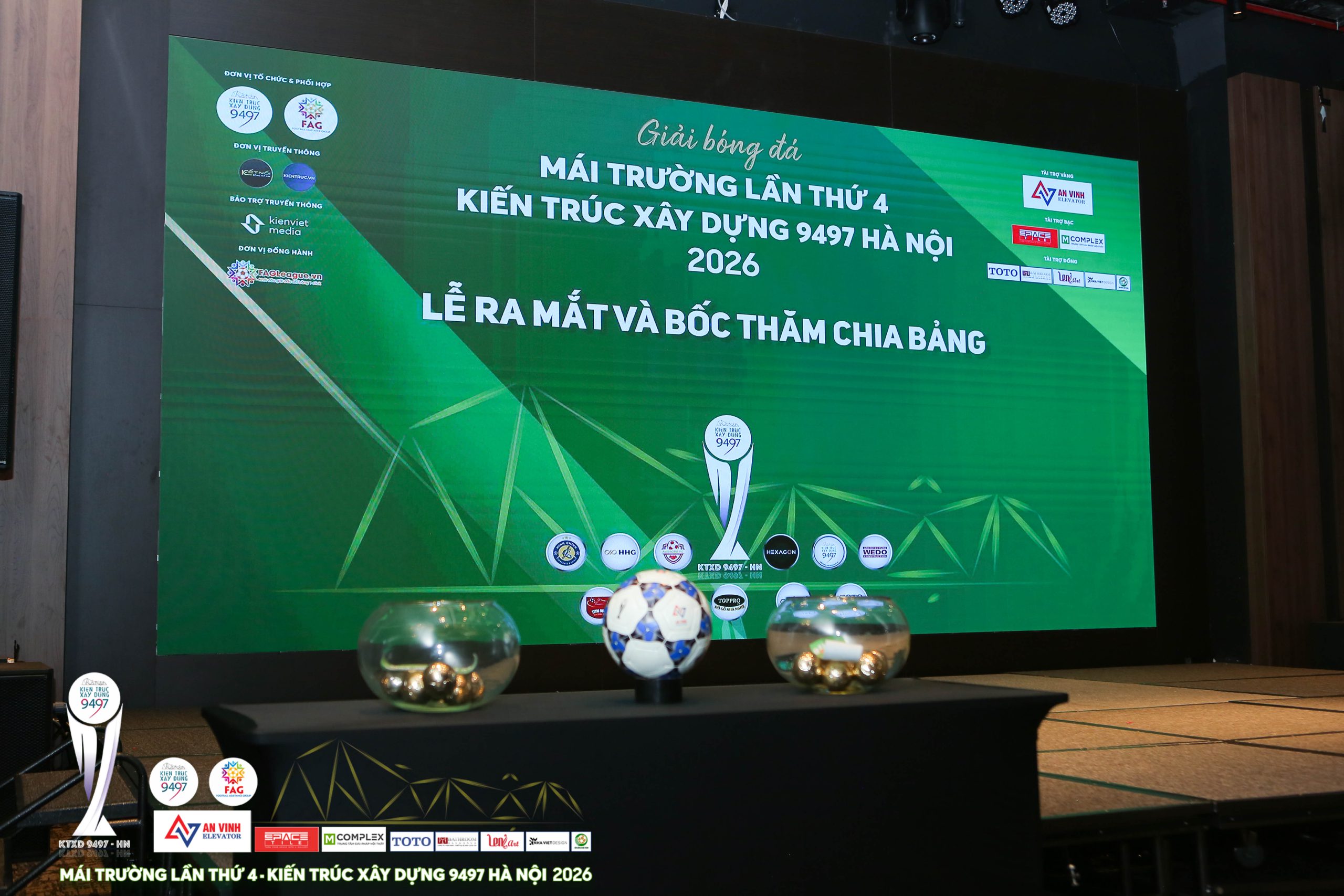 Khai mạc Giải bóng đá Mái trường