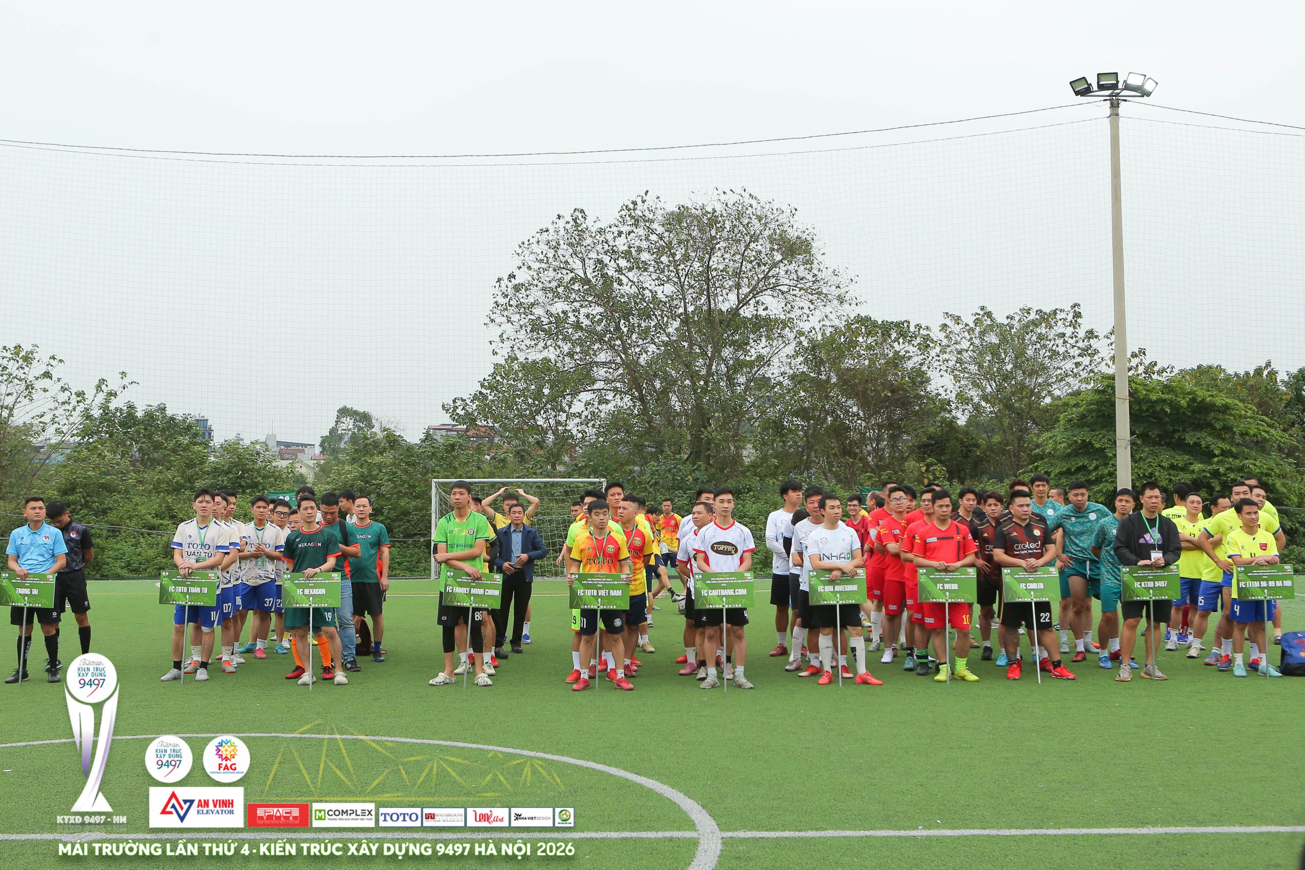 Khai mạc Cup Mái Trường 9497 2026