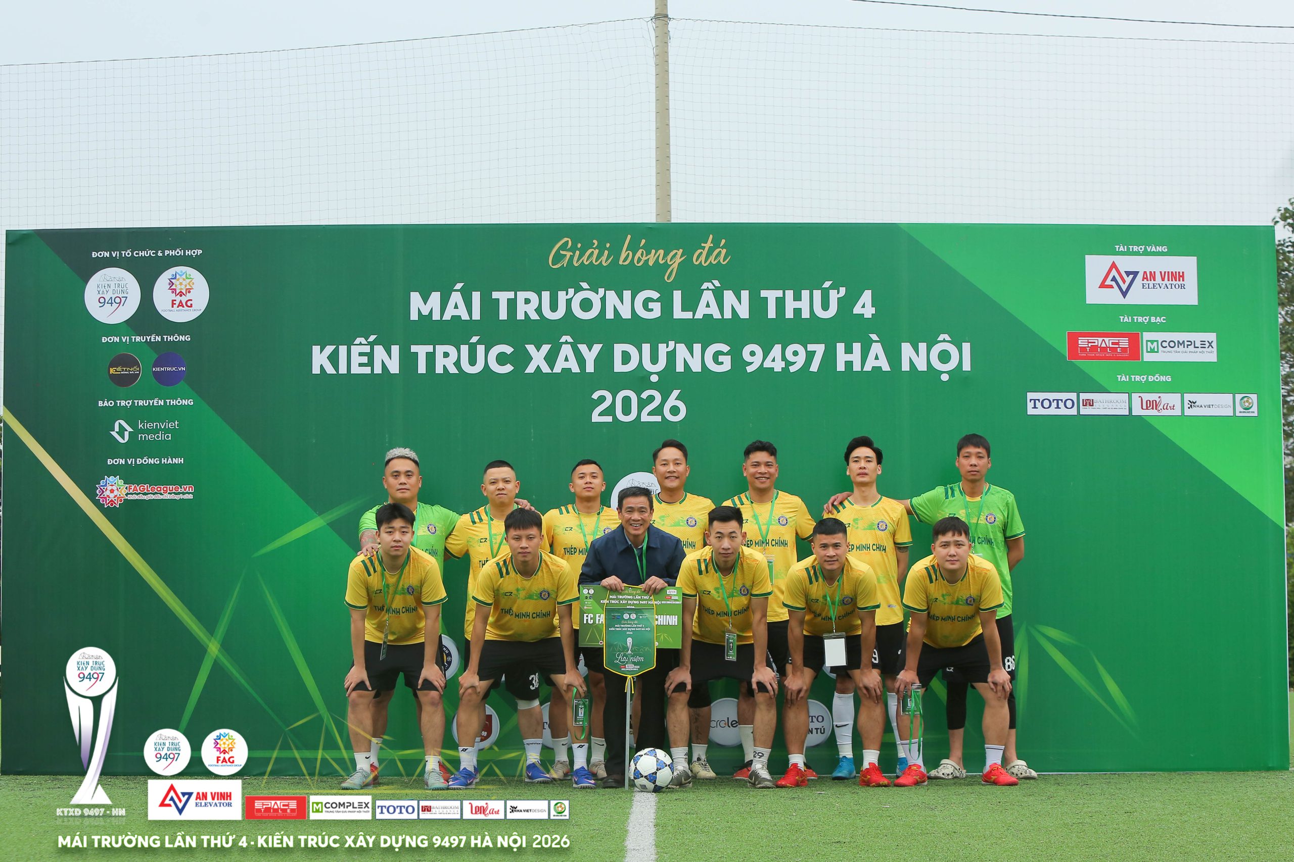 Khai mạc Cup Mái Trường 9497 2026