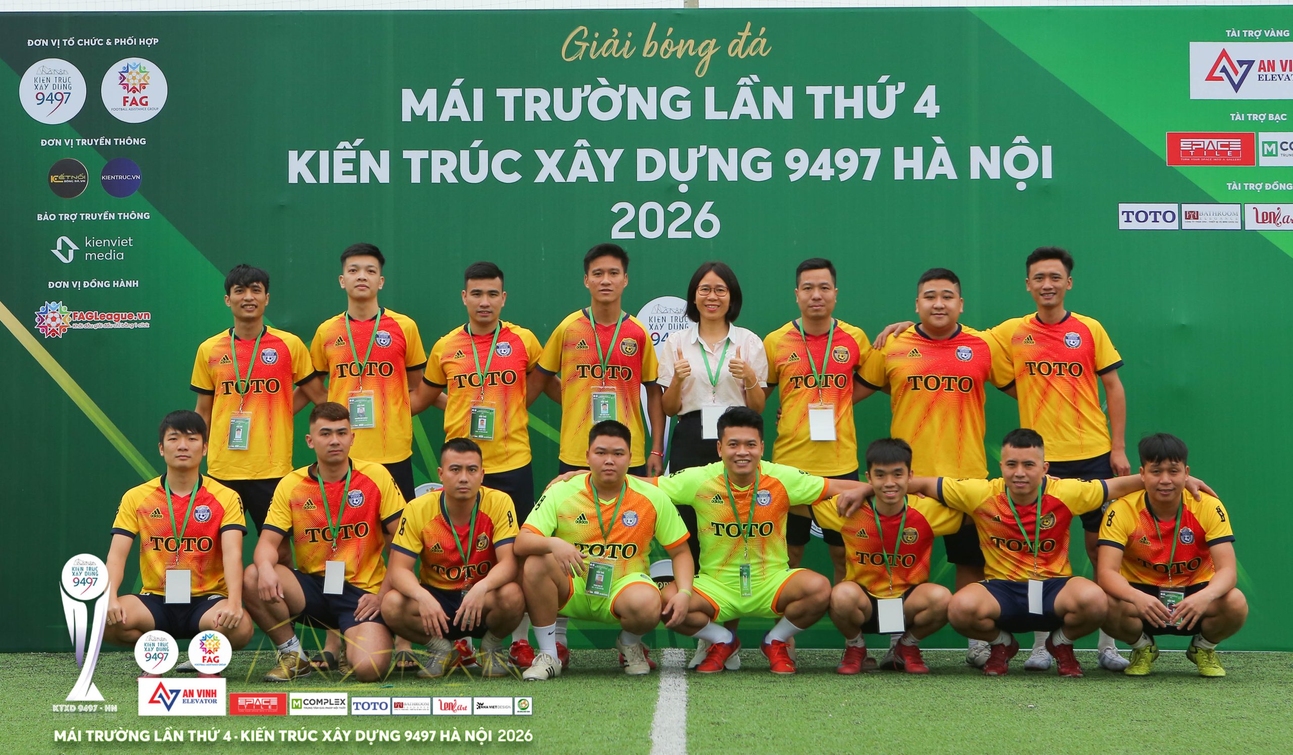 Khai mạc Cup Mái Trường 9497 2026