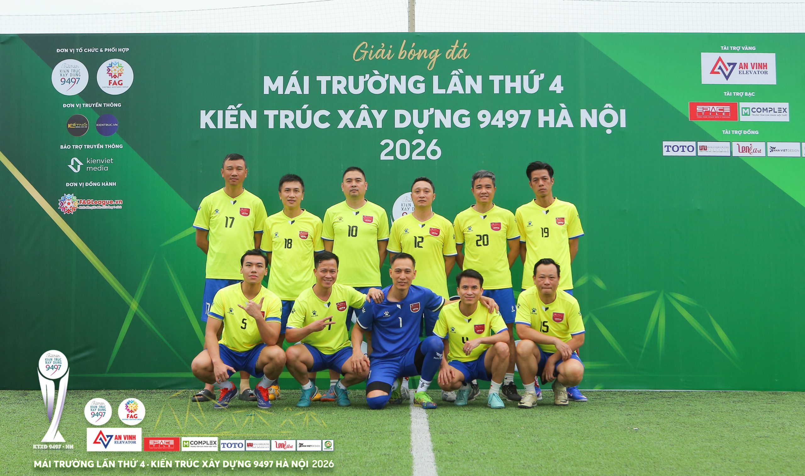 Khai mạc Cup Mái Trường 9497 2026