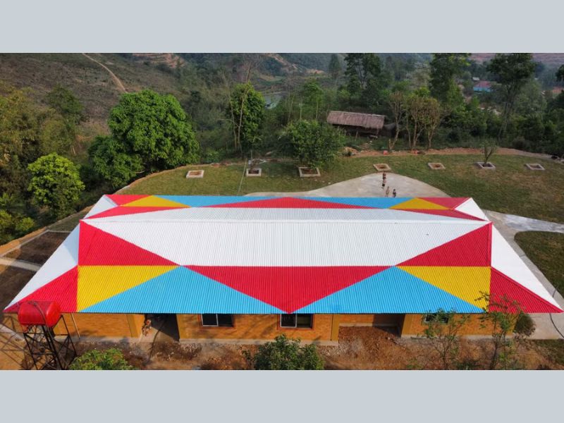 điểm trường mầm non Huổi Máu