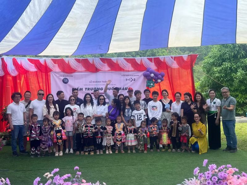 điểm trường mầm non Huổi Máu