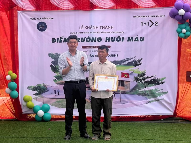 điểm trường mầm non Huổi Máu