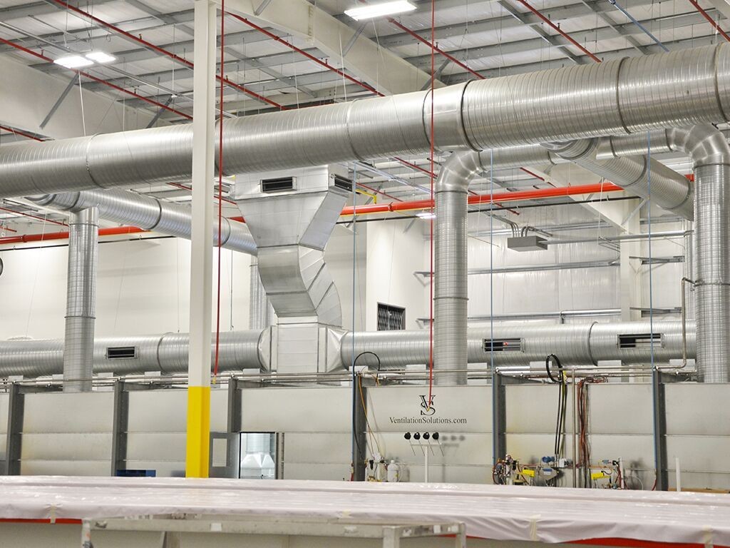 các biện pháp thông gió trong công nghiệp