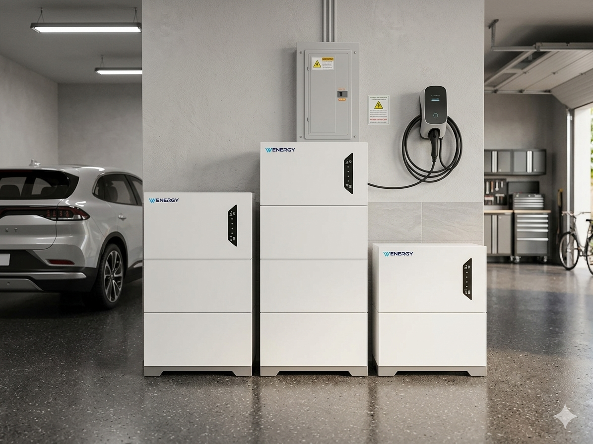 cài đặt pin lưu trữ điện mặt trời