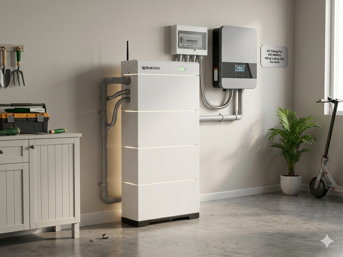 pin lưu trữ điện mặt trời 20kw