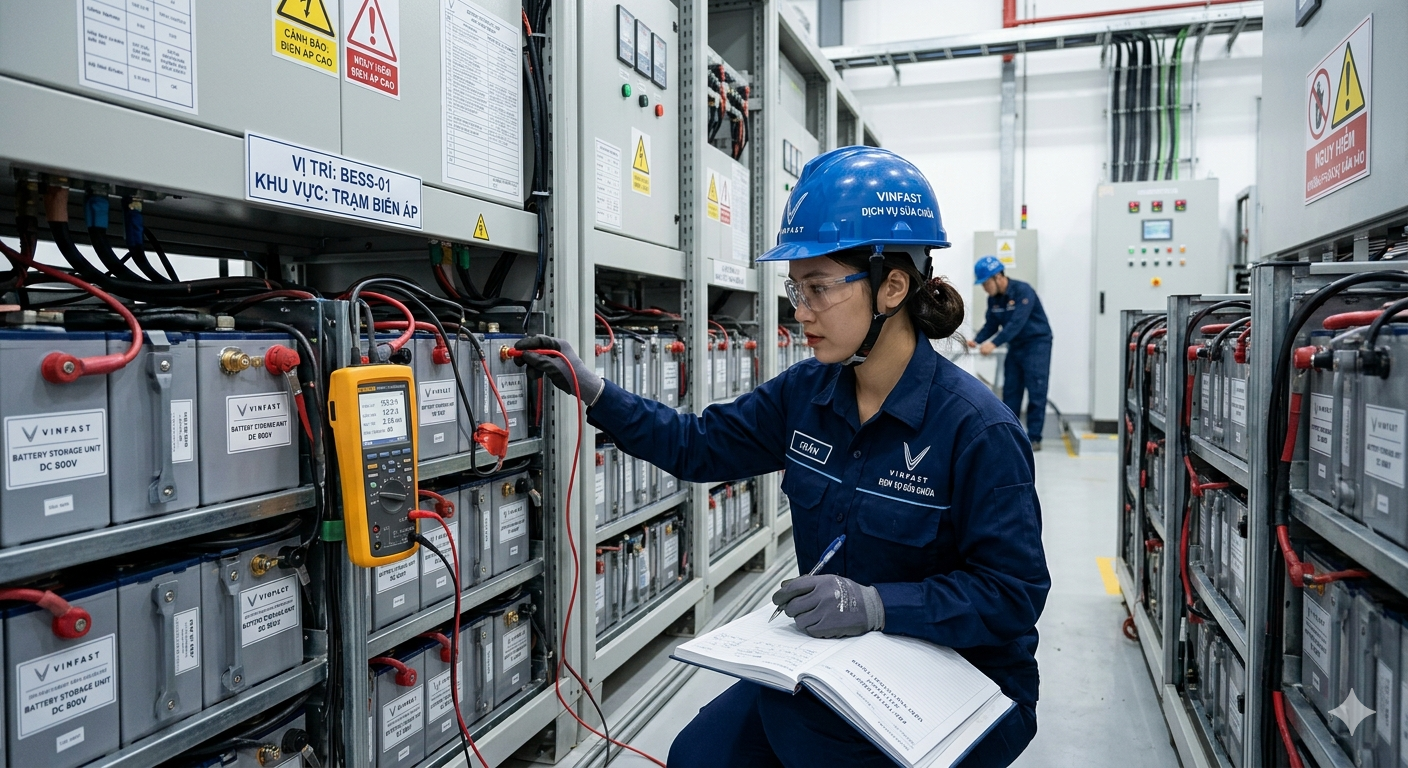 an toàn cháy nổ cho pin lưu trữ