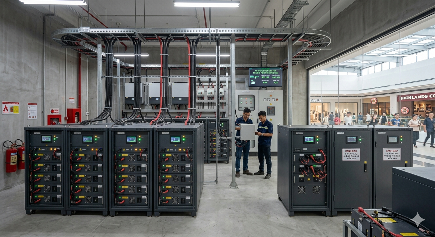pin lưu trữ điện mặt trời áp cao