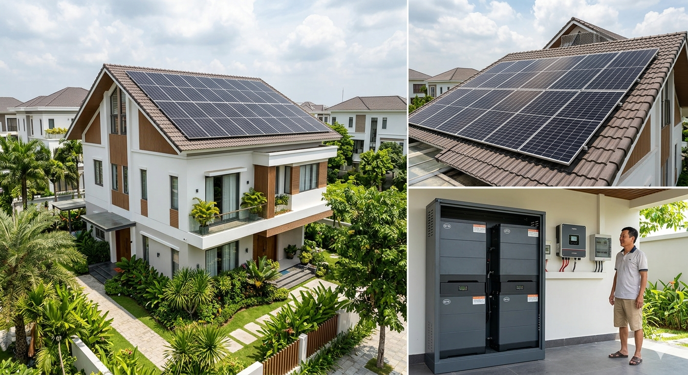 pin lưu trữ năng lượng mặt trời 10kw