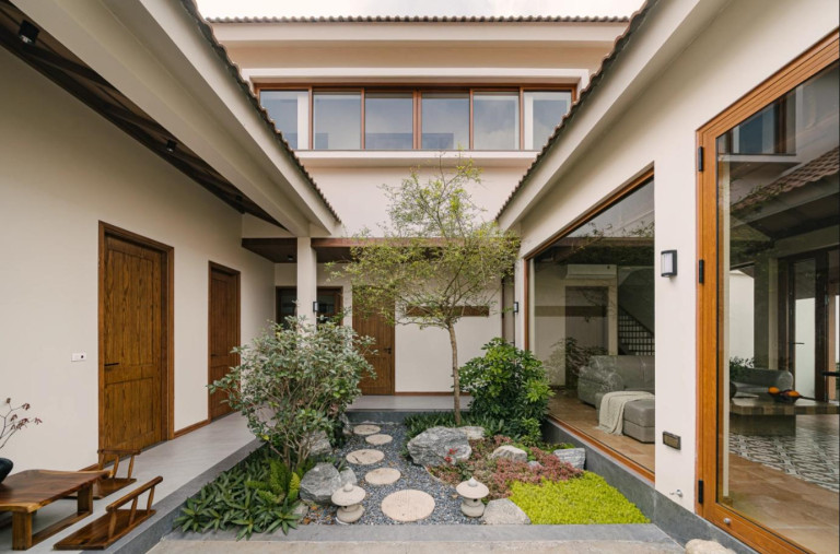 Villa tam hợp viện