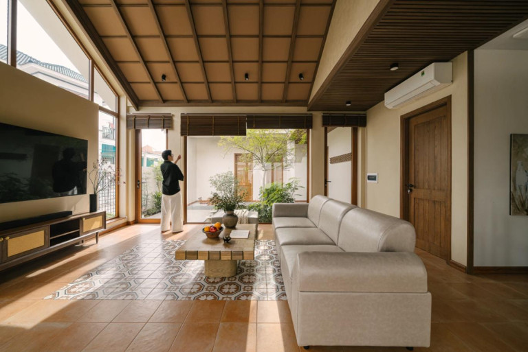 Villa tam hợp viện