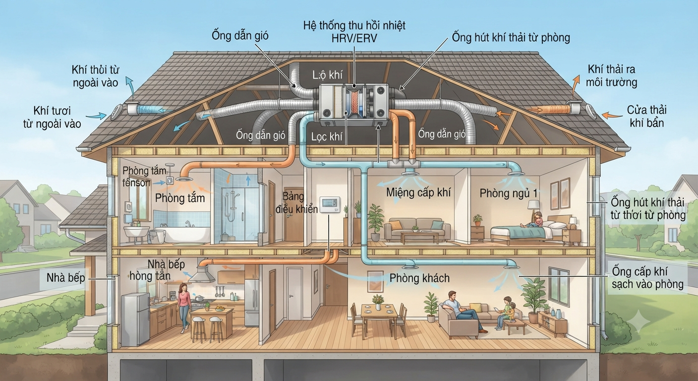 nguyên lý hệ thống thông gió