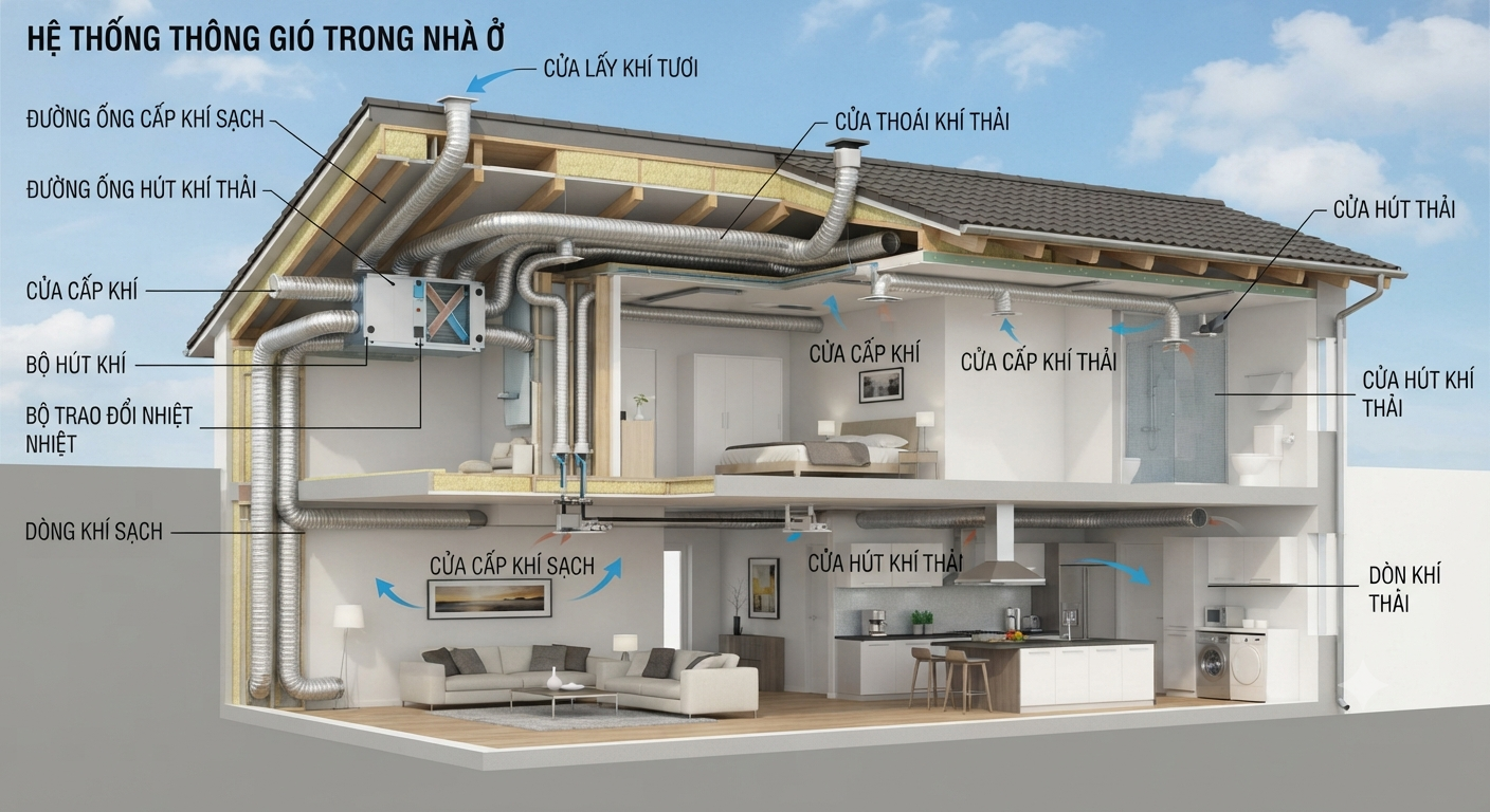nguyên lý hệ thống thông gió