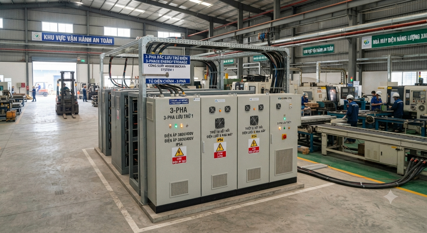 pin lưu trữ điện 3 pha