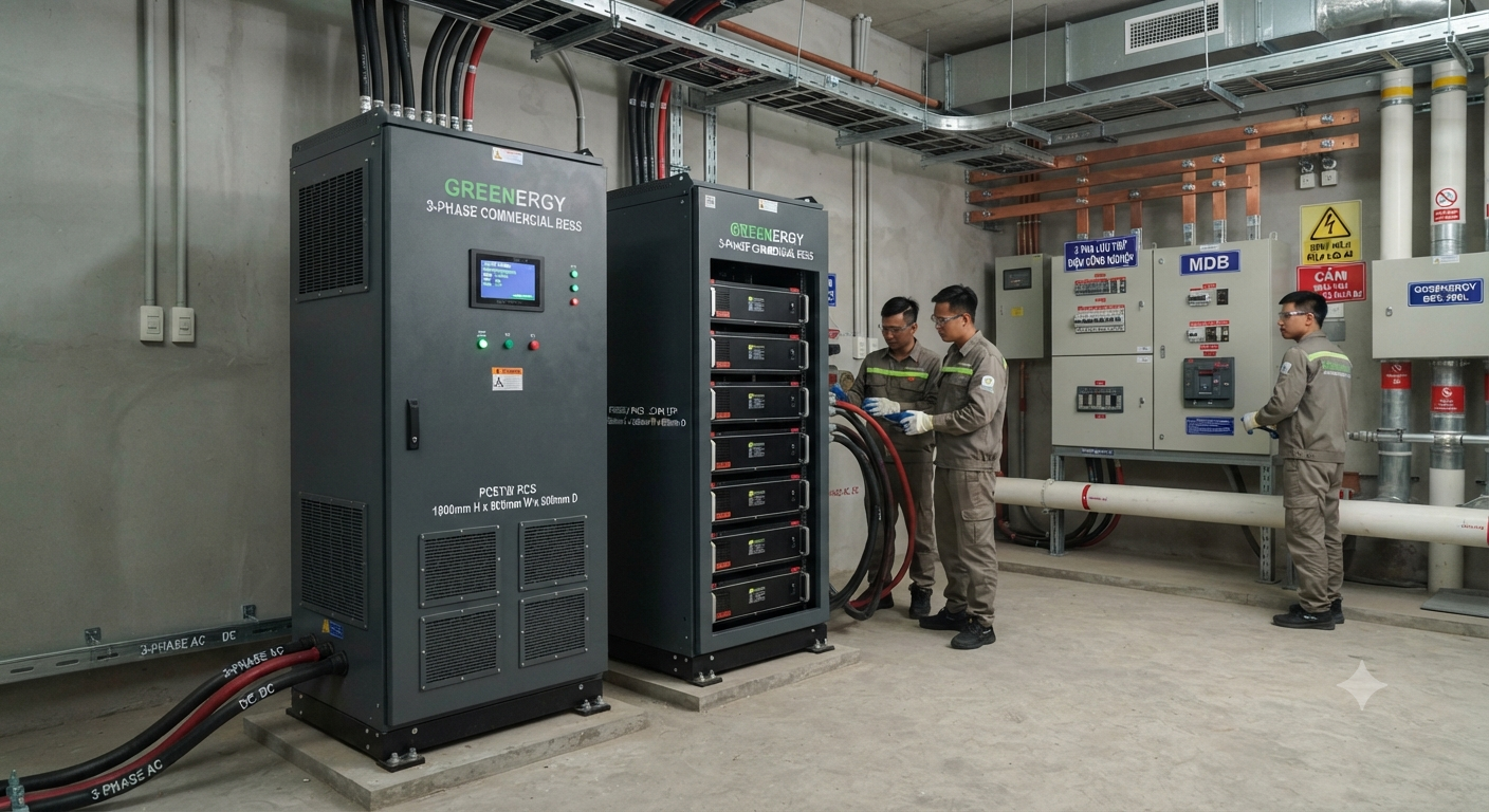 pin lưu trữ điện 3 pha