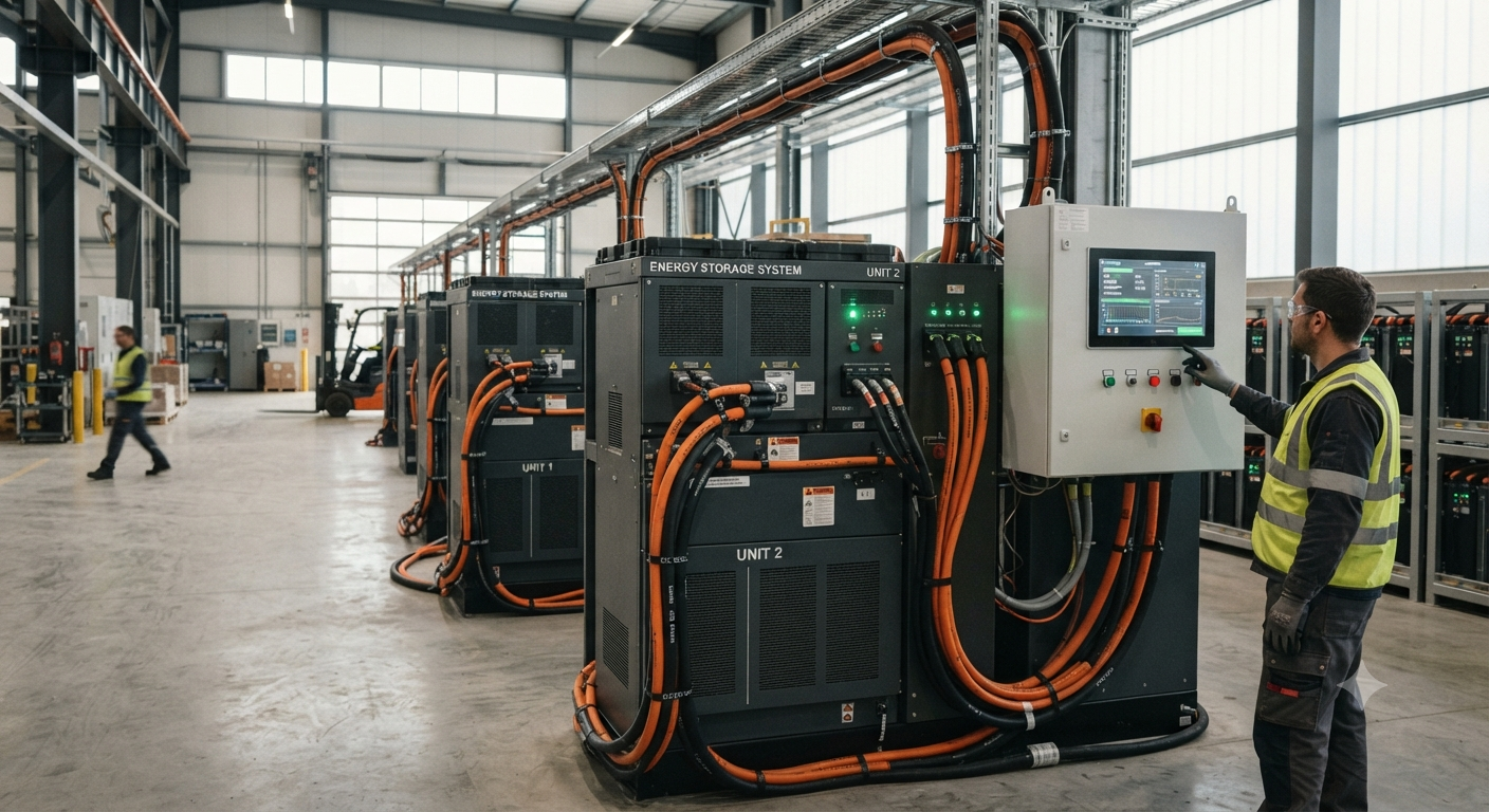 cách vận hành hệ thống lưu trữ điện